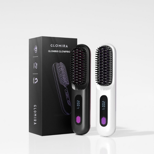 Glomira Bärbar stylingborste - GlowPro